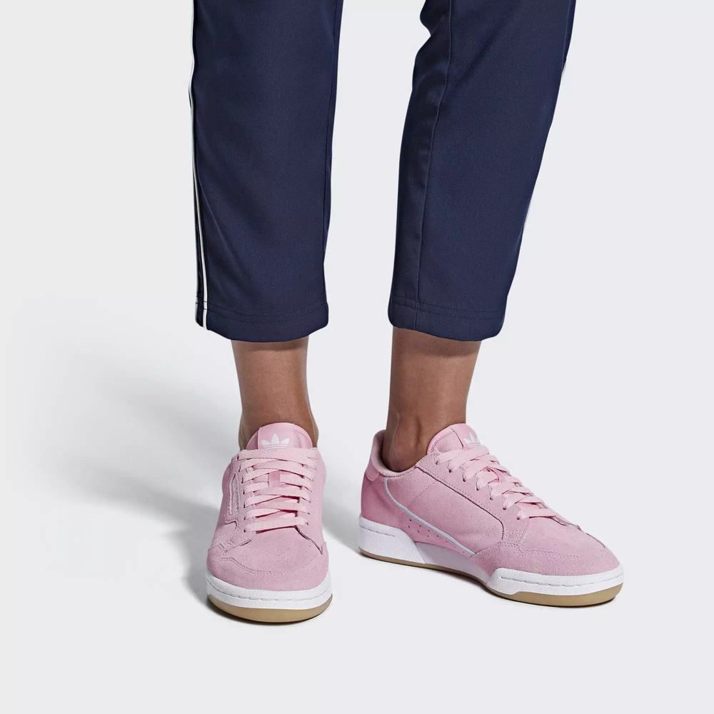 Adidas Continental 80 Tenis Rosas Para Mujer (MX-27465)